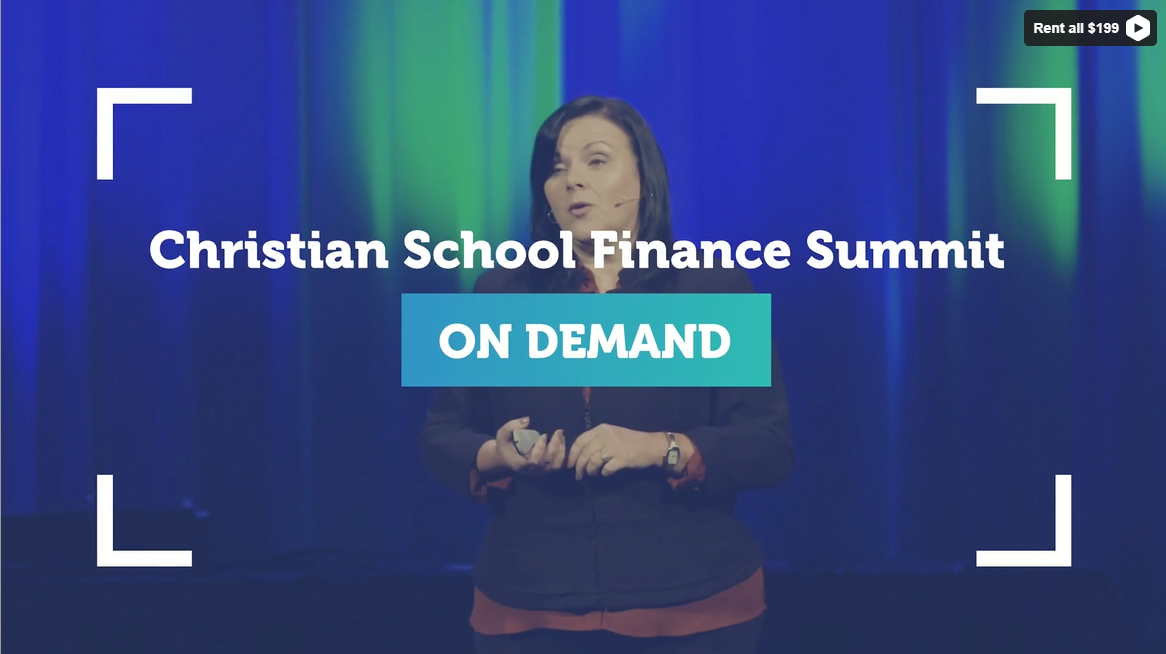 Christian School Financial Summit - On Demand Replay